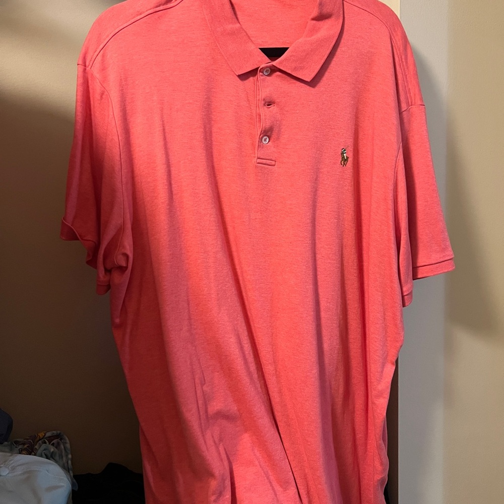 Ralph Lauren Men's Polo Shirt in Coral